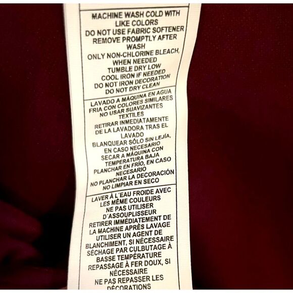 Adidas Women's Maroon White 1/4 Zip Long Sleeve Pullover Shirt Size XS - Picture 8 of 9